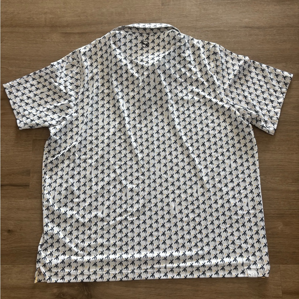 XXL PUMA Men's MATTR Palms Short Sleeve Polo - Picture 7 of 8